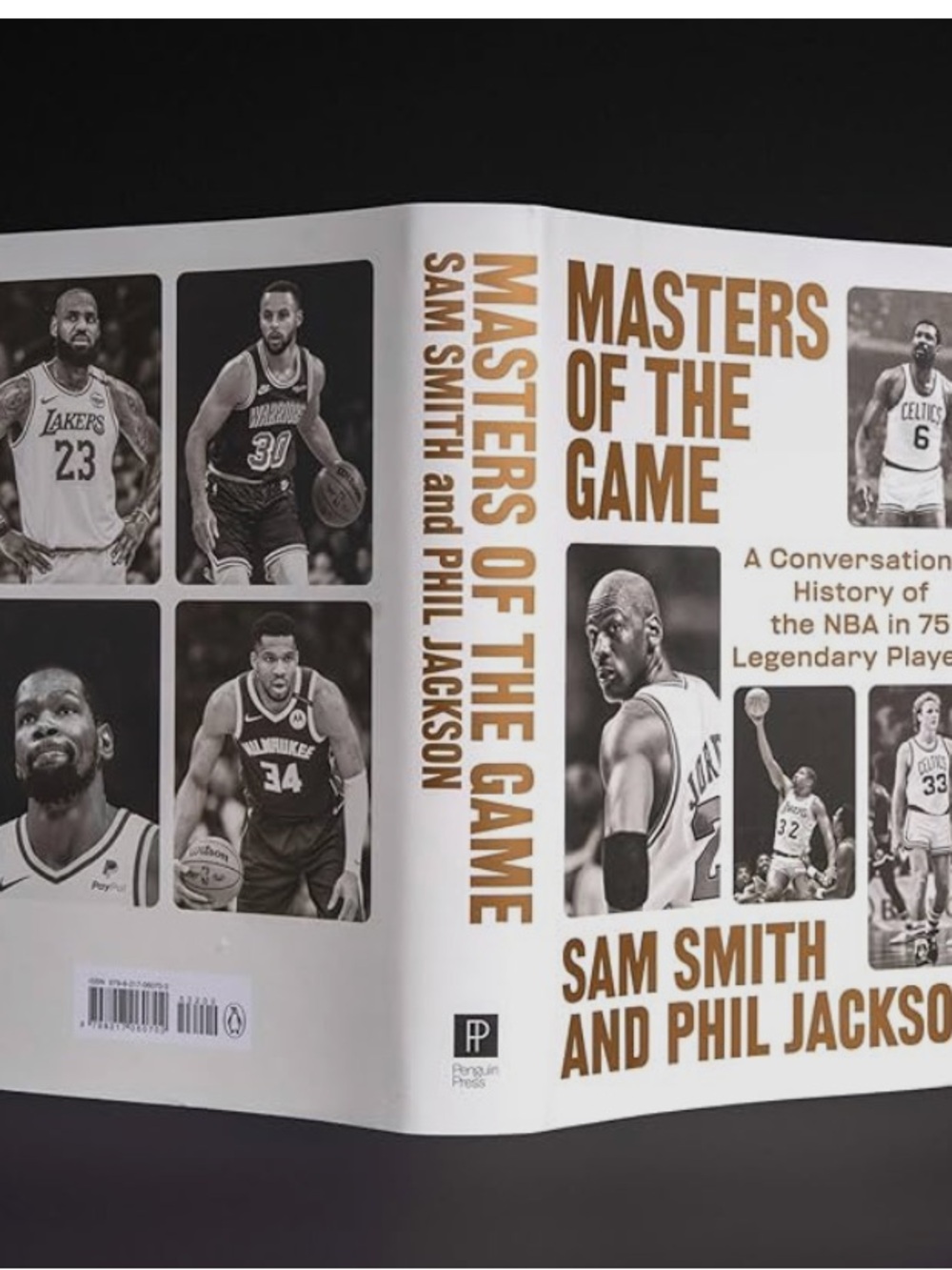 Masters of the Game — White and Gold Hardcover by Sam Smith and Phil Jackson